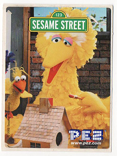 PEZ - Stickers - Sesame Street - Big Bird