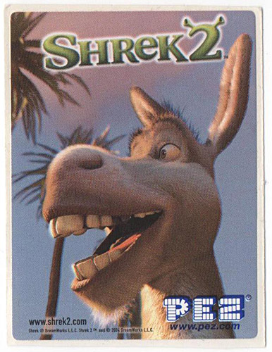 PEZ - Stickers - Shrek 2 - Donkey