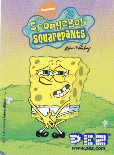 PEZ - SpongeBob SquarePants - 2004 - SpongeBob in Underwear