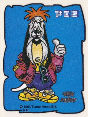 PEZ - Stickers - Tom & Jerry - White Border - Droopy Dog
