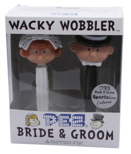 PEZ - Wacky Wobblers - Mini PEZ Bride & Groom