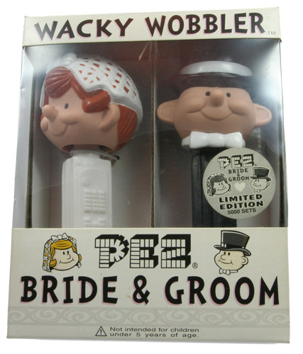 PEZ - Wacky Wobblers - PEZ Bride & Groom