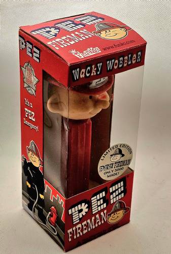 PEZ - Wacky Wobblers - PEZ Fireman