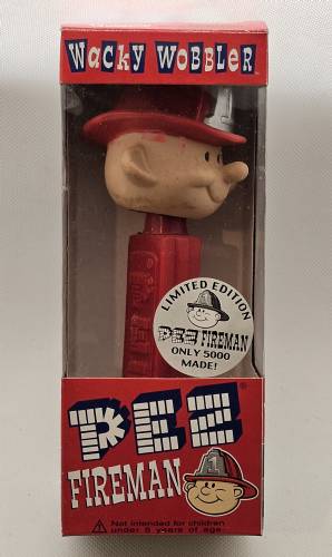 PEZ - Wacky Wobblers - PEZ Fireman