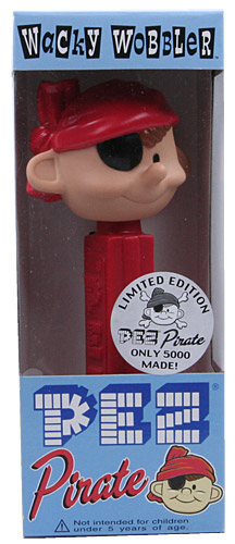 PEZ - Wacky Wobblers - PEZ Pirate