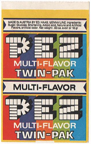 PEZ - Less Common Types - Twin Paks - Twin Paks - LC 18