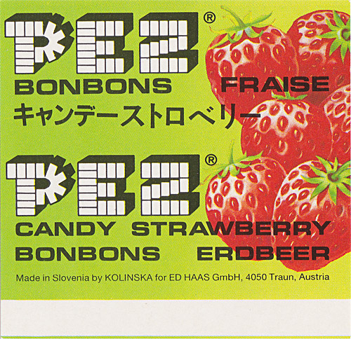 PEZ - Major Types - Fruit - Fruit - F-S 01