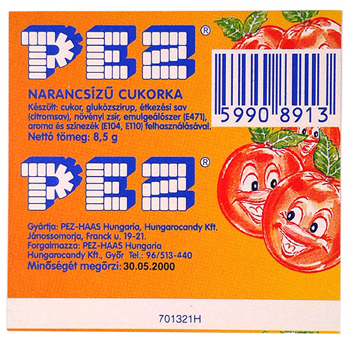 PEZ - Major Types - Smiling Fruit - Smiling Fruit - SF-H 03