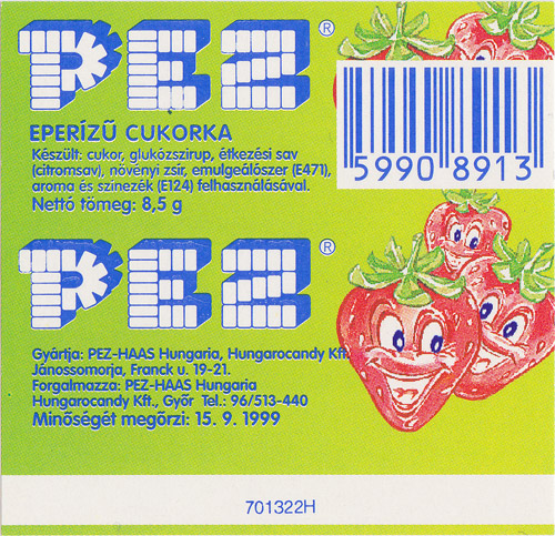 PEZ - Major Types - Smiling Fruit - Smiling Fruit - SF-H 03