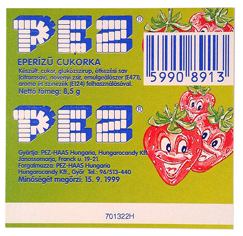 PEZ - Major Types - Smiling Fruit - Smiling Fruit - SF-H 03
