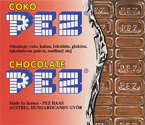 PEZ - Recent Types - Chocolate - Chocolate - R 07