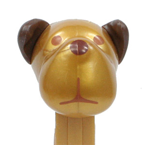 PEZ - Charity - AWL / SOS - SilverGold - Barky Brown - Gold Head