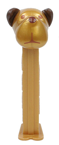 PEZ - Charity - AWL / SOS - SilverGold - Barky Brown - Gold Head