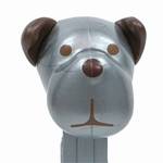 PEZ - Barky Brown  Silver Head on Silver