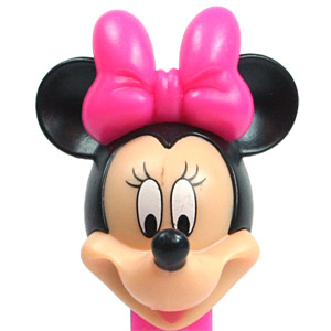 PEZ - Mickey Mouse Clubhouse - Minnie Mouse - pink bow - D