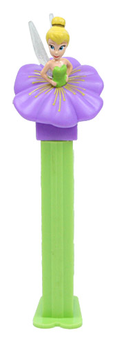 PEZ - Fairies - Tinkerbelle - purple flower, lines