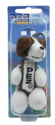 PEZ - Plush Dispenser - Petz Cats and Dogs - Brown & White Dog