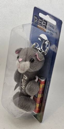 PEZ - Plush Dispenser - Petz Cats and Dogs - Grey Cat