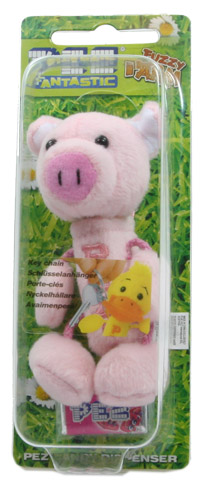 PEZ - Plush Dispenser - Fuzzy Farm - Pig