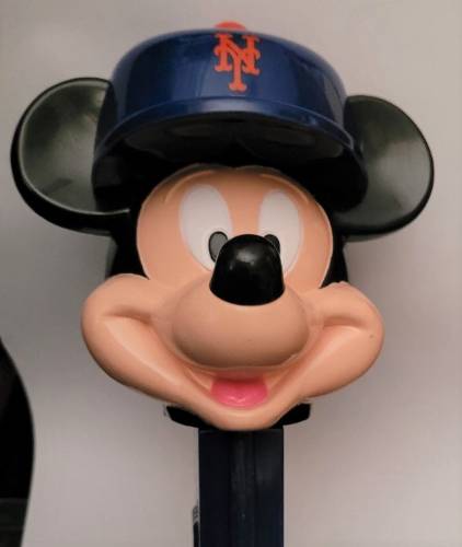 PEZ - Giant PEZ - Disney - MLB Mickey Mouse - New York Mets
