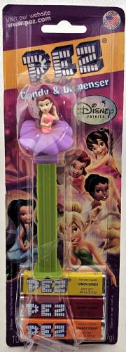 PEZ - Disney Classic - Fairies - Rosetta - purple flower, lines