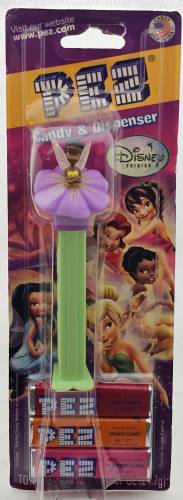 PEZ - Fairies - Iridessa - purple flower, yellow lines