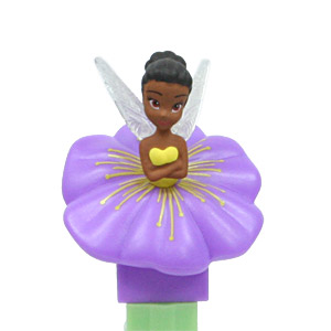 PEZ - Fairies - Iridessa - purple flower, yellow lines