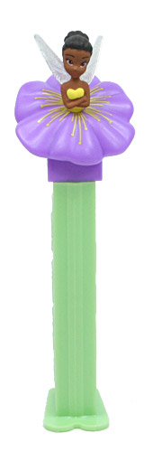 PEZ - Fairies - Iridessa - purple flower, yellow lines