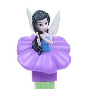 PEZ - Fairies - Silvermist - purple flower, no lines