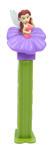 PEZ - Disney Classic - Fairies - Rosetta - purple flower, no lines