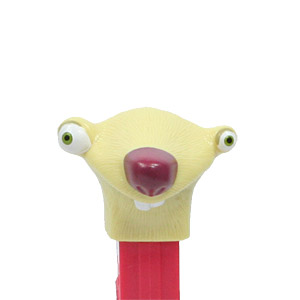 PEZ - Ice Age - Sid - with eyelids closed mouth - A