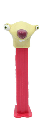 PEZ - Ice Age - Sid - with eyelids closed mouth - A