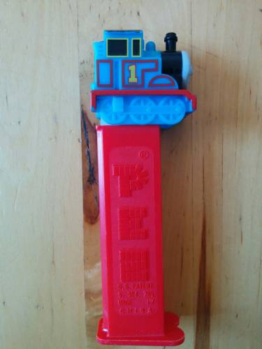 PEZ - Thomas and Friends - Thomas - Blue #1 black eyes