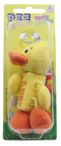 PEZ - Plush Dispenser - Hippity Hoppities - 2009 - Yellow Duck