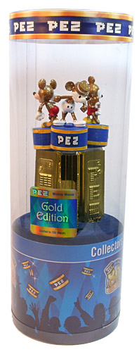 PEZ - Collectors Set - Mickey Mouse - Gold Edition