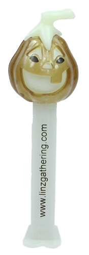 PEZ - Linz Gathering - 2008 - Pumpkin - Crystal Green - D