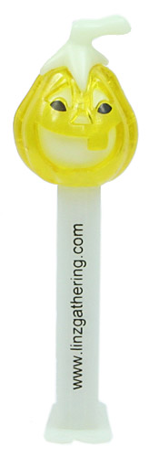 PEZ - Linz Gathering - 2008 - Pumpkin - Crystal Yellow - D