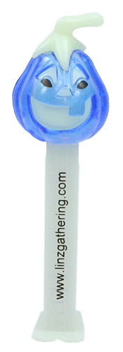 PEZ - Linz Gathering - 2008 - Pumpkin - Crystal Blue - D