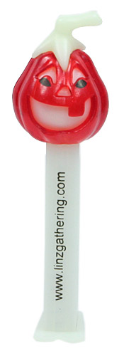 PEZ - Linz Gathering - 2008 - Pumpkin - Crystal Red - D