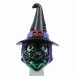 PEZ - Witch E Green crystal, GITD stem