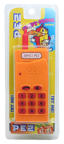 PEZ - Candy-Phone - Candy-Phone - Orange/Light Blue, 28457 PEZ-Display
