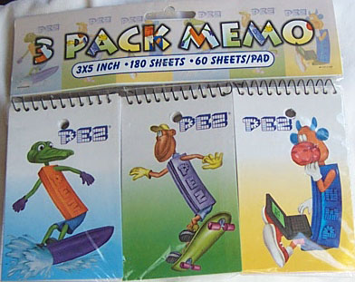 PEZ - Miscellaneous (Non-Dispenser) - 3 Pack Memo