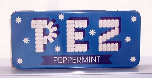 PEZ - Tin Boxes - Peppermint Tin - large