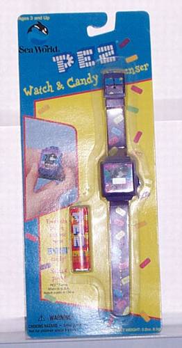 PEZ - Watches and Clocks - Shamu Watch - Seaworld Edition