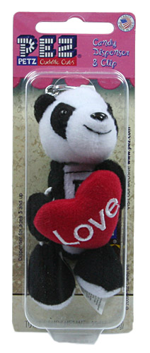 PEZ - Plush Dispenser - Cuddle Cubs - 2009 - Panda Bear