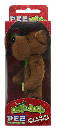 PEZ - Plush Dispenser - Cats & Dogs - Barky Brown