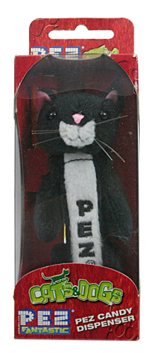 PEZ - Plush Dispenser - Cats & Dogs - Baby Black