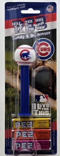 PEZ - Sports Promos - MLB Balls - Ball - Chicago Cubs - B