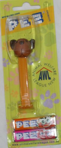 PEZ - Charity - AWL / SOS - Original - Barky Brown - Brown head