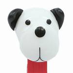 PEZ - Barky Brown White head on Red